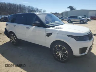 2021 Land Rover Range Rover Sport HSE Silver Edition with VIN SALWR2SUXMA771179, listed as a Copart auction lot 49617065 with 65,565 mi miles and Salvage title. Bid and sale history available at DreamBid. Image 4.