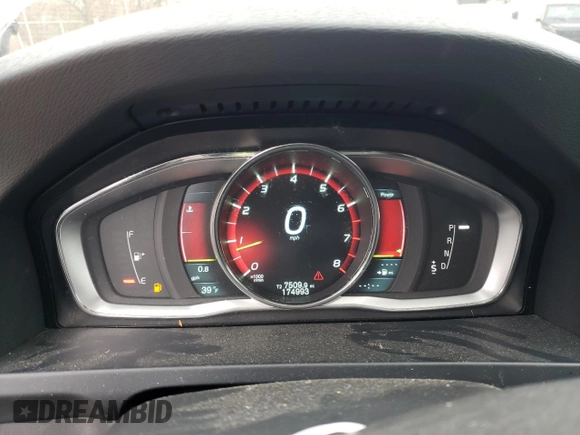 2014 Volvo S60 T5 with VIN YV1612FS1E2297720, listed as a Copart auction lot 53183345 with 174,993 mi miles and Clean Title. Bid and sale history available at carsss.com. Image 9.