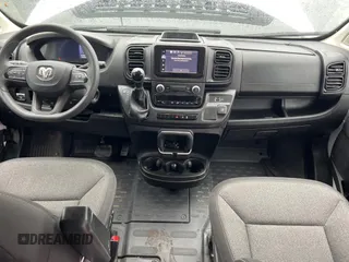 2023 Ram ProMaster Cargo with VIN 3C6LRVVG7PE572634, listed as a Copart auction lot 50415055 with 17,990 mi miles and Clean Title. Bid and sale history available at DreamBid. Image 9.