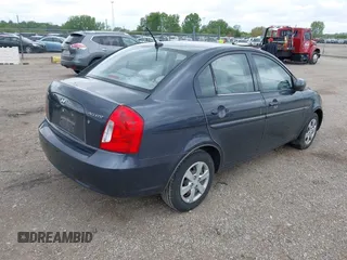 2010 Hyundai Accent GLS with VIN KMHCN4AC5AU464938, listed as a IAAI auction lot 42161461 with 134,296 mi miles. Bid and sale history available at carsss.com. Image 4.