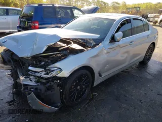 2021 BMW 5 Series 530i with VIN WBA53BH01MWX15298, listed as a IAAI auction lot 42038023 with 49,523 mi miles and . Bid and sale history available at DreamBid. Image 2.