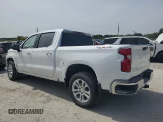 2023 Chevrolet Silverado 1500 LTZ with VIN 1GCUDGE88PZ205293, listed as a Copart auction lot 71095144 with 27,289 mi miles and Salvage Title. Bid and sale history available at carsss.com. Image 2.