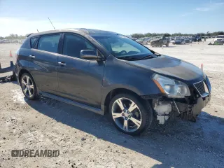 2009 Pontiac Vibe GT with VIN 5Y2SR670X9Z402656, listed as a Copart auction lot 86394554 with 118,124 mi miles and Salvage Title. Bid and sale history available at carsss.com. Image 4.