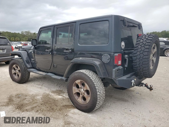 2018 Jeep Wrangler JK Unlimited Sahara with VIN 1C4BJWEG8JL908646, listed as a Copart auction lot 78954834 with 200,857 mi miles and Salvage Title. Bid and sale history available at carsss.com. Image 2.