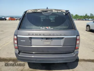 2017 Land Rover Range Rover with VIN SALGS2FE3HA359431, listed as a Copart auction lot 61728395 with 75,210 mi miles and Salvage title. Bid and sale history available at DreamBid. Image 6.