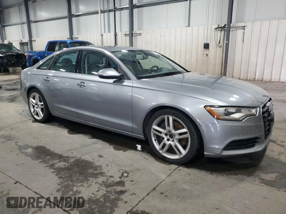 2015 Audi A6 Premium Plus with VIN WAUGFAFC7FN019738, listed as a Copart auction lot 54540785 with 135,950 mi miles and Salvage title. Bid and sale history available at DreamBid. Image 4.