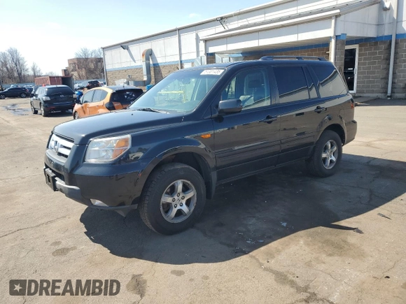 2008 Honda Pilot EX-L with VIN 5FNYF18568B033444, listed as a Copart auction lot 51301435 with 195,046 mi miles and Salvage Title. Bid and sale history available at DreamBid. Image 1.