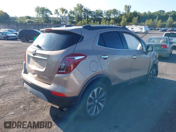 2019 Buick Encore Essence with VIN KL4CJGSM6KB745419, listed as a IAAI auction lot 40266907 with Not Provided miles and . Bid and sale history available at DreamBid. Image 4.