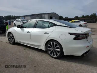 2023 Nissan Maxima Platinum with VIN 1N4AA6FV1PC507737, listed as a Copart auction lot 45712415 with 28,135 mi miles and Salvage title. Bid and sale history available at DreamBid. Image 2.
