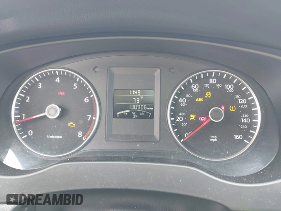2013 Volkswagen Jetta SE with VIN 3VWBP7AJ2DM395982, listed as a IAAI auction lot 41952654 with 130,906 mi miles and . Bid and sale history available at DreamBid. Image 7.