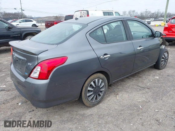 2016 Nissan Versa S Plus with VIN 3N1CN7AP3GL894725, listed as a IAAI auction lot 41580254 with 115,974 mi miles. Bid and sale history available at carsss.com. Image 4.