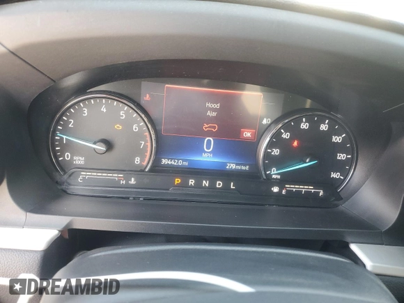 2021 Ford Explorer XLT with VIN 1FMSK8DH8MGC43405, listed as a Copart auction lot 48394945 with 39,442 mi miles and Salvage Title. Bid and sale history available at carsss.com. Image 9.