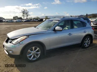 2008 Infiniti EX Journey with VIN JNKAJ09E28M304224, listed as a Copart auction lot 80590484 with 118,703 mi miles and Salvage Title. Bid and sale history available at DreamBid. Image 1.