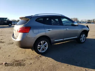 2013 Nissan Rogue S with VIN JN8AS5MV2DW613696, listed as a Copart auction lot 45527865 with 125,485 mi miles and Salvage Title. Bid and sale history available at DreamBid. Image 3.