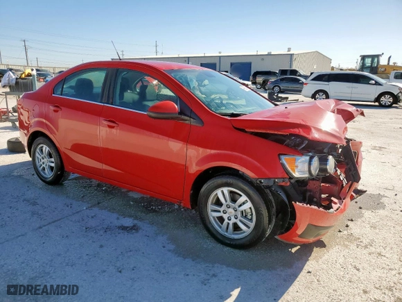2012 Chevrolet Sonic LT with VIN 1G1JC5SH7C4105491, listed as a Copart auction lot 49932065 with 150,641 mi miles and Salvage Title. Bid and sale history available at carsss.com. Image 4.