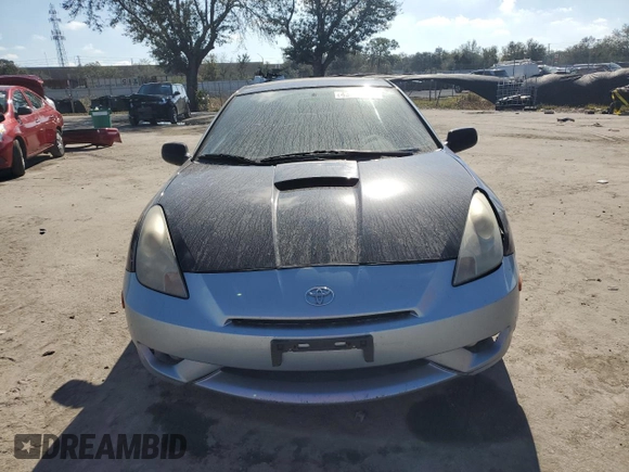 2002 Toyota Celica GTS with VIN JTDDY38TX20057061, listed as a Copart auction lot 43334735 with 123,908 mi miles and Salvage Title. Bid and sale history available at carsss.com. Image 5.
