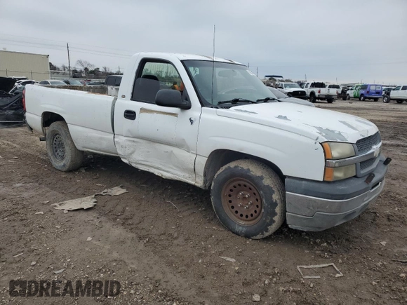 2005 Chevrolet Silverado 1500 Work Truck with VIN 1GCEC14Z55Z328030, listed as a Copart auction lot 45059675 with 205,488 mi miles and Salvage Title. Bid and sale history available at carsss.com. Image 4.