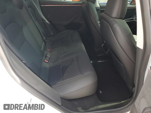 2025 Tesla Model 3 Long Range with VIN 5YJ3E1EB9SF902505, listed as a Copart auction lot 49849535 with 1,977 mi miles and Salvage Title. Bid and sale history available at DreamBid. Image 10.
