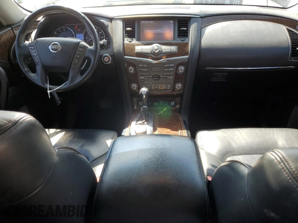 2017 Nissan Armada Platinum with VIN JN8AY2NE3H9706565, listed as a Copart auction lot 52124855 with 126,592 mi miles and Clean Title. Bid and sale history available at carsss.com. Image 8.