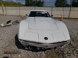 1974 Chevrolet Corvette with VIN 1Z67J4S405054, listed as a Copart auction lot 66356575 with 7,810 mi miles and Salvage title. Bid and sale history available at DreamBid. Image 5.