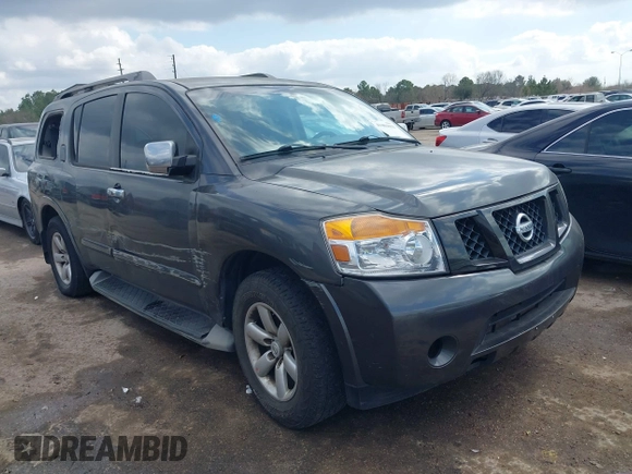 2010 Nissan Armada Titanium z VIN 5N1BA0ND5AN618321, wystawiony jako IAAI lot #41481033 z przebiegiem 221 496 mil mil oraz . Historia ofert i sprzedaży dostępna na DreamBid. Obrazek 1.