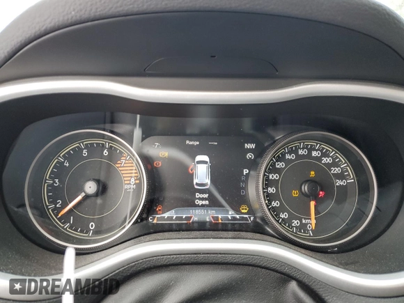 2017 Jeep Cherokee Limited with VIN 1C4PJLDSXHW587034, listed as a Copart auction lot 87054634 with 118,551 mi miles and Clean Title. Bid and sale history available at DreamBid. Image 9.