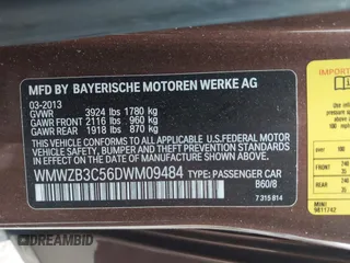2013 MINI Countryman with VIN WMWZB3C56DWM09484, listed as a IAAI auction lot 42039954 with 37,264 mi miles and . Bid and sale history available at DreamBid. Image 9.