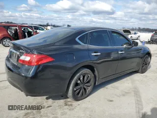 2013 Infiniti M37 with VIN JN1BY1AR6DM602892, listed as a Copart auction lot 81254914 with 146,465 mi miles and Salvage Title. Bid and sale history available at carsss.com. Image 3.