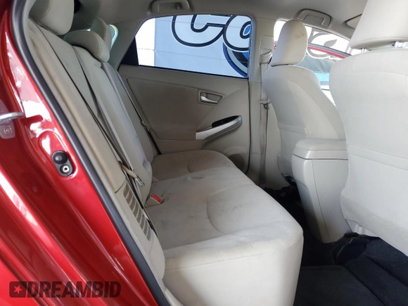 2015 Toyota Prius Four with VIN JTDKN3DU2F0458379, listed as a Copart auction lot 55155375 with 54,438 mi miles and Salvage Title. Bid and sale history available at carsss.com. Image 10.
