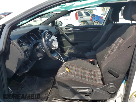 2015 Volkswagen Golf GTI S w/Performance Pkg with VIN 3VWT47AUXFM057367, listed as a Copart auction lot 47243284 with 57,496 mi miles. Bid and sale history available at carsss.com. Image 7.