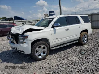 2015 Chevrolet Tahoe LTZ with VIN 1GNSCCKC0FR708625, listed as a Copart auction lot 57563325 with 139,616 mi miles and Salvage title. Bid and sale history available at DreamBid. Image 1.