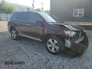 2012 Toyota Highlander Limited with VIN 5TDDK3EH3CS126771, listed as a Copart auction lot 61068925 with 284,891 mi miles and Non repairable. Bid and sale history available at DreamBid. Image 4.