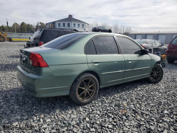2003 Honda Civic LX with VIN 2HGES16673H607788, listed as a Copart auction lot 48729275 with 141,194 mi miles and Clean Title. Bid and sale history available at carsss.com. Image 3.