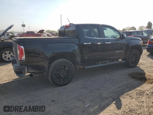 2022 GMC Canyon 4WD Denali with VIN 1GTG6EEN3N1255631, listed as a Copart auction lot 75554974 with 38,799 mi miles and Clean Title. Bid and sale history available at carsss.com. Image 3.