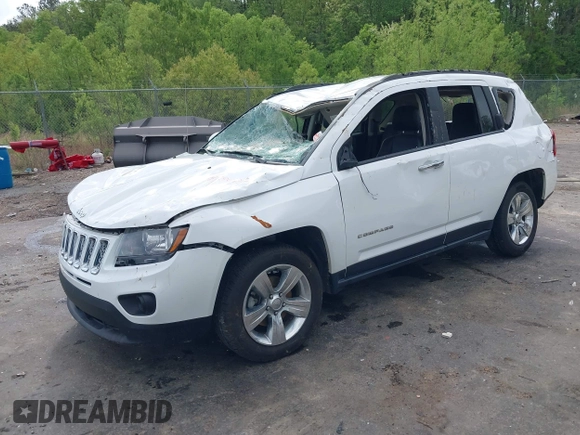 2016 Jeep Compass High Altitude Edition with VIN 1C4NJCEA9GD615042, listed as a IAAI auction lot 41898022 with 95,327 mi miles. Bid and sale history available at carsss.com. Image 17.