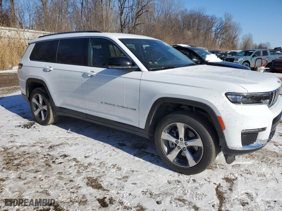 2022 Jeep Grand Cherokee L Limited with VIN 1C4RJKBG1N8510912, listed as a Copart auction lot 43181565 with 36,791 mi miles and Non Repairable. Bid and sale history available at carsss.com. Image 4.