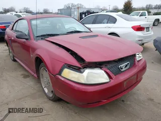 2000 Ford Mustang z VIN 1FAFP4045YF124327, wystawiony jako IAAI lot #41385288 z przebiegiem 229 946 mil mil oraz . Historia ofert i sprzedaży dostępna na DreamBid. Obrazek 1.