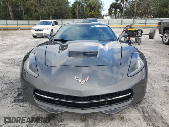 2015 Chevrolet Corvette 3LT with VIN 1G1YF2D78F5107127, listed as a Copart auction lot 86118984 with 0 mi miles and Non Repairable. Bid and sale history available at carsss.com. Image 5.