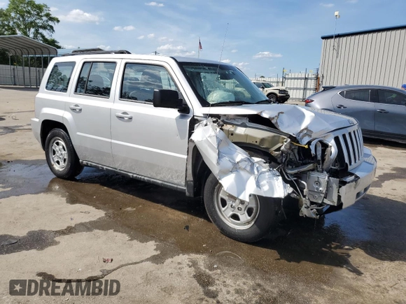 2010 Jeep Patriot Sport z VIN 1J4NF2GB1AD649544, wystawiony jako Copart lot #55086225 z przebiegiem 98 944 mil mil oraz Szkoda całkowita • Salvage title. Historia ofert i sprzedaży dostępna na DreamBid. Obrazek 4.