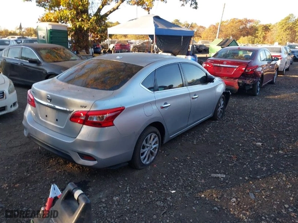2019 Nissan Sentra S with VIN 3N1AB7AP7KY434155, listed as a IAAI auction lot 40653154 with 63,524 mi miles. Bid and sale history available at carsss.com. Image 4.