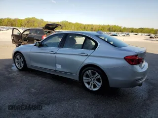 2016 BMW 3 Series 328i with VIN WBA8E9G58GNT47368, listed as a Copart auction lot 52443285 with 46,283 mi miles and Salvage Title. Bid and sale history available at carsss.com. Image 2.