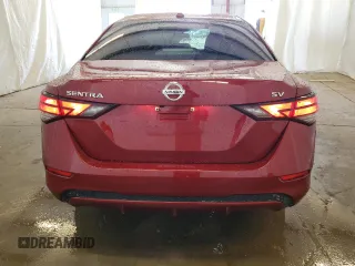 2023 Nissan Sentra SV with VIN 3N1AB8CV9PY227534, listed as a Copart auction lot 48964295 with 42,823 mi miles and Clean Title. Bid and sale history available at carsss.com. Image 6.