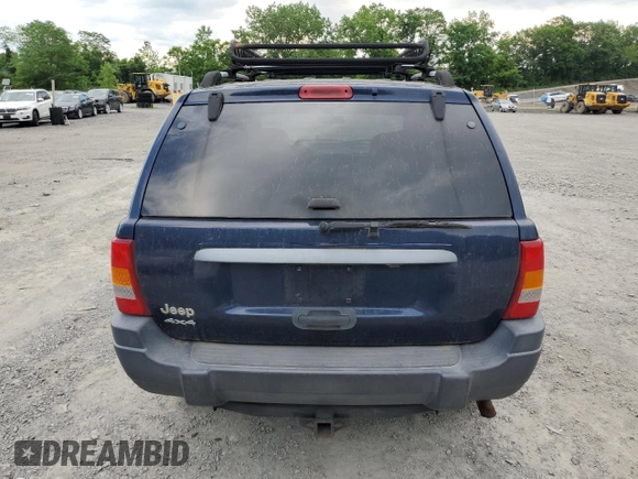 2004 Jeep Grand Cherokee Laredo with VIN 1J4GW48S64C160831, listed as a Copart auction lot 61920005 with 135,243 mi miles and Clean title. Bid and sale history available at DreamBid. Image 6.