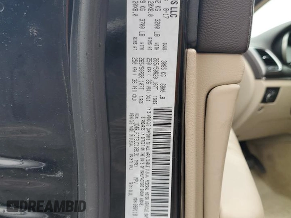 2018 Jeep Grand Cherokee High Altitude with VIN 1C4RJFCT3JC109131, listed as a Copart auction lot 43593865 with 122,485 mi miles and Salvage Title. Bid and sale history available at carsss.com. Image 13.
