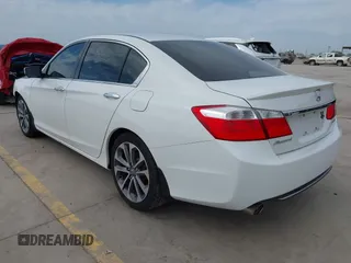 2015 Honda Accord Sport with VIN 1HGCR2F59FA176437, listed as a IAAI auction lot 42061031 with 106,069 mi miles and . Bid and sale history available at DreamBid. Image 3.