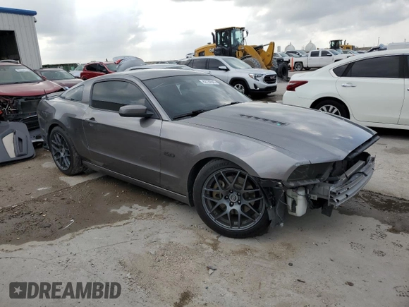 2014 Ford Mustang GT with VIN 1ZVBP8CF0E5253460, listed as a Copart auction lot 62730545 with 108,225 mi miles and Salvage title. Bid and sale history available at DreamBid. Image 4.