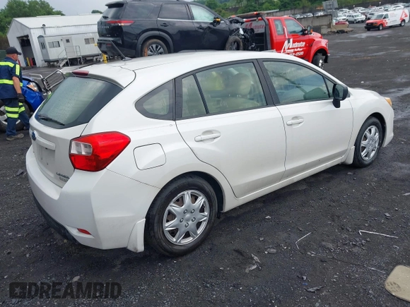 2013 Subaru Impreza 2.0i with VIN JF1GPAA68DH818317, listed as a IAAI auction lot 42608084 with 125,603 mi miles and . Bid and sale history available at DreamBid. Image 4.