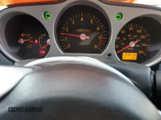 2005 Nissan 350Z Touring with VIN JN1AZ34D65M606303, listed as a Copart auction lot 42091085 with 159,838 mi miles and Salvage Title. Bid and sale history available at carsss.com. Image 9.