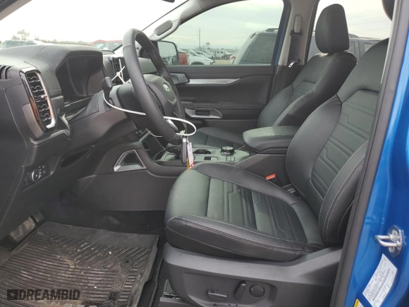 2024 Ford Ranger LARIAT with VIN 1FTER4KH6RLE32643, listed as a Copart auction lot 83477374 with 2,191 mi miles and Salvage Title. Bid and sale history available at carsss.com. Image 7.