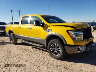 2016 Nissan Titan XD Platinum Reserve with VIN 1N6BA1F44GN510108, listed as a Copart auction lot 81629724 with 0 mi miles and Salvage Title. Bid and sale history available at carsss.com. Image 4.